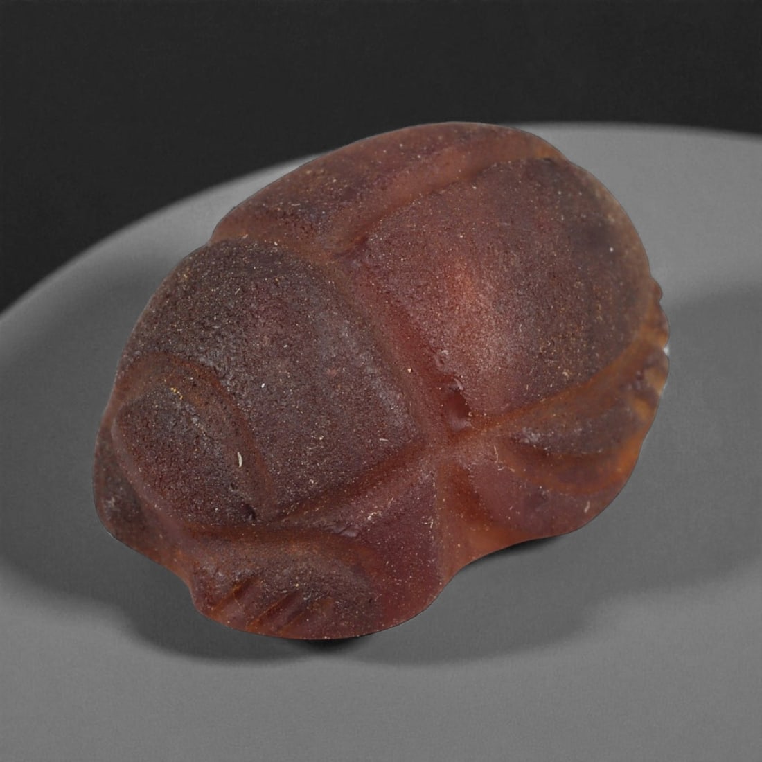 Ancient Egyptian Agate Scarab Amulet, c. 18th-19th Dynasty, New Kingdom 21 mm (1 of 3)
