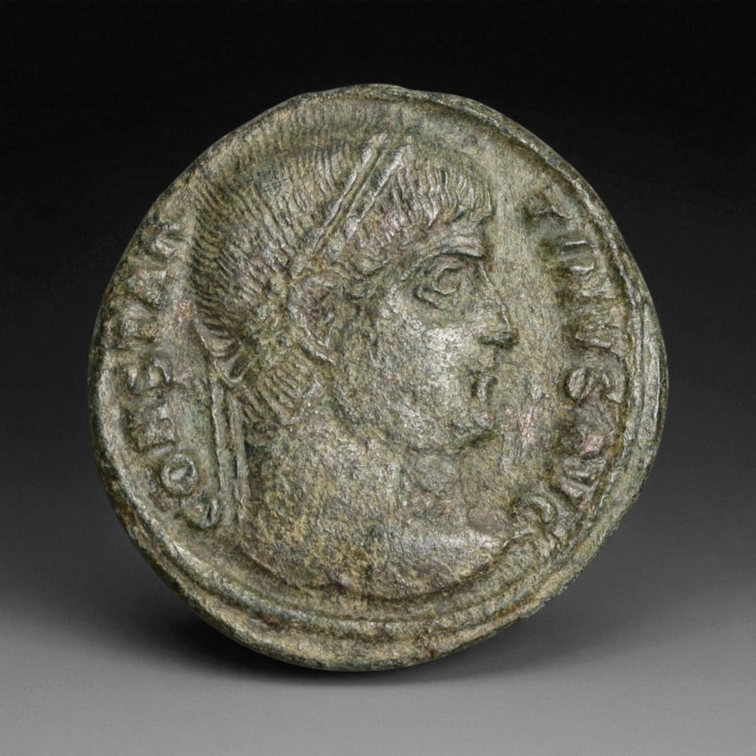 ROMAN EMPIRE: Imperial Authority - Bronze Coin, c. 1st-3rd Century AD, 19mm: Struck during the turbulent decades of the later Roman Empire, this 19mm bronze coin reflects the enduring symbolism of imperial control amidst crisis. Its compact yet deliberate design likely feature