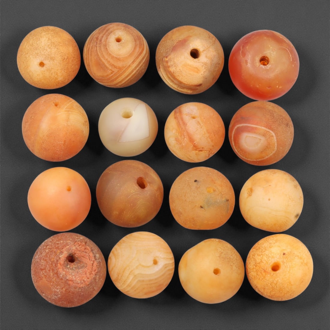 Antique Tibetan Carnelian Prayer Beads Collection, c. 18th-19th Century, 1.2-1.5 cm (1 of 1)