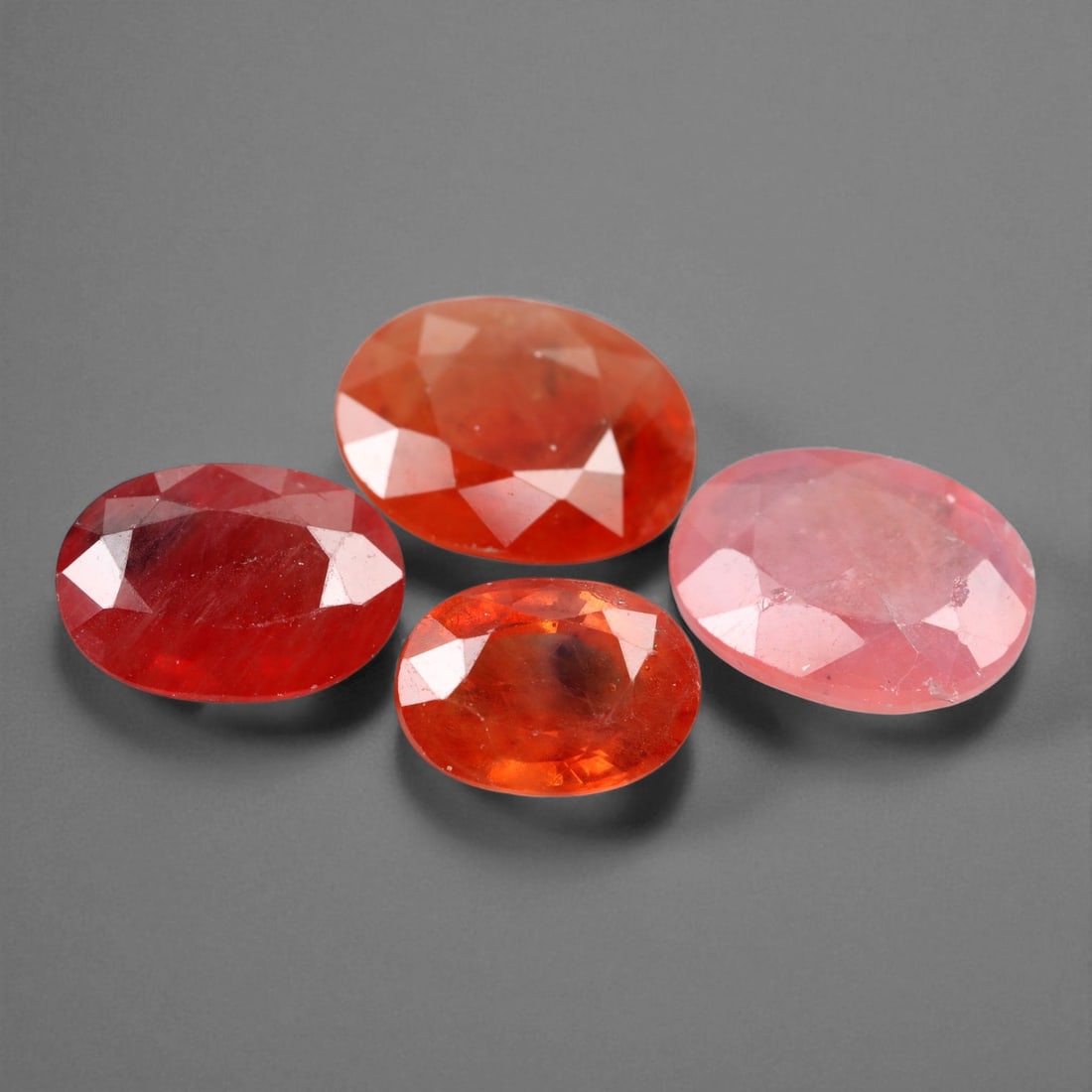 5.71 Carats Fiery Orange Sapphire Lot - Natural Sri Lankan Stones (1 of 1)