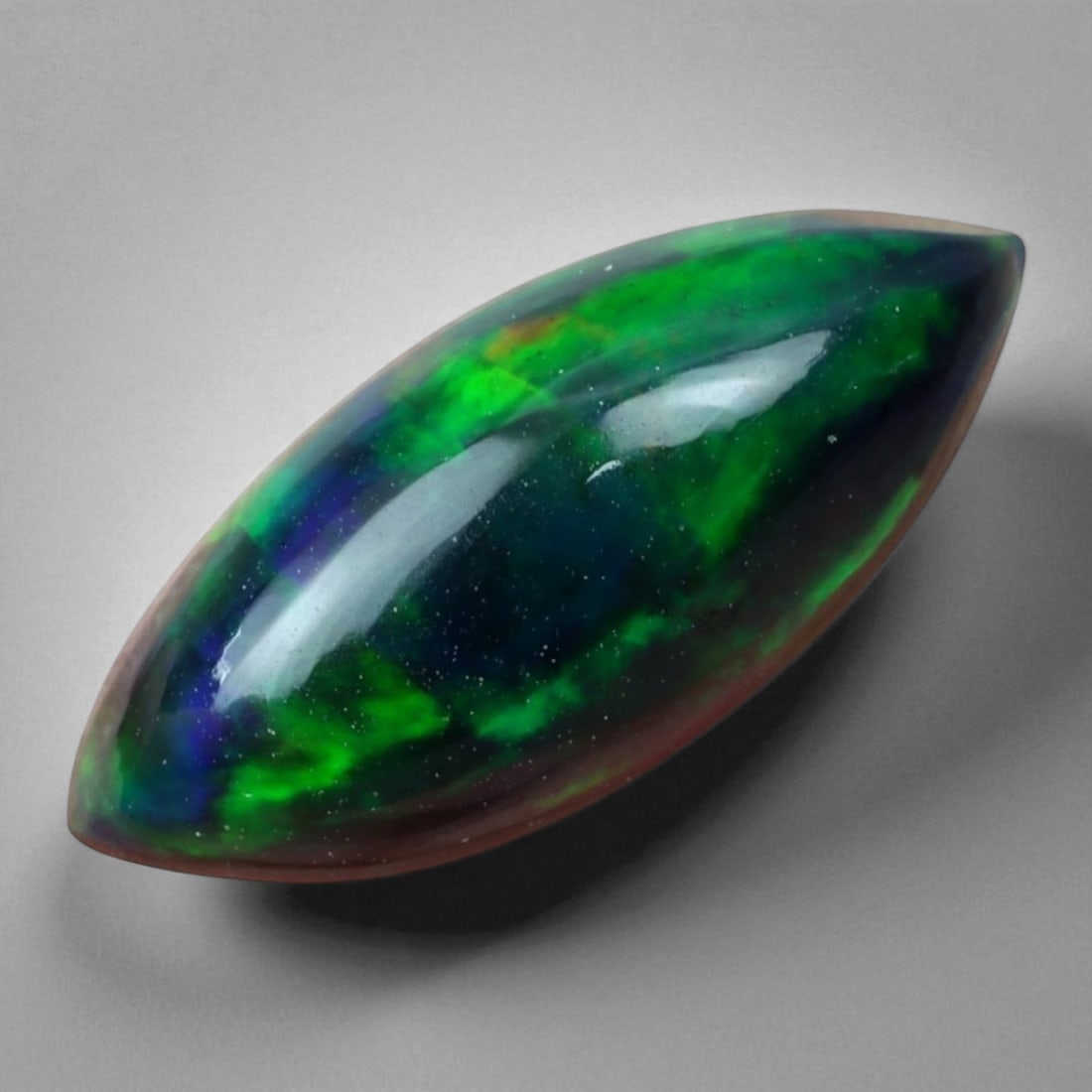 3.66 Carats Dark Fire Opal Cabochon Selection - Natural Ethiopian Stones (1 of 2)