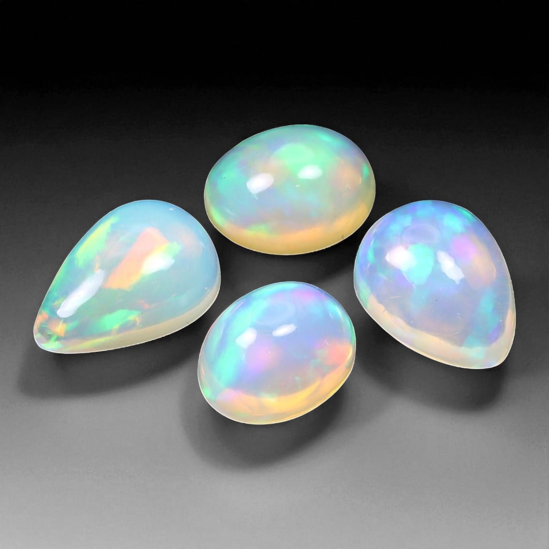 9.58 Carats Multi-Color Welo Opal Lot - Natural Ethiopian Stones (1 of 1)