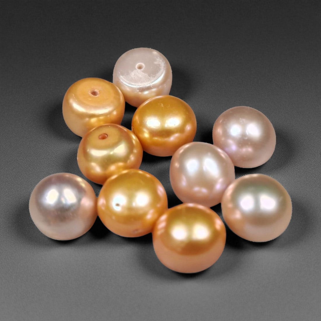 7.40 Grams Golden and Blush Freshwater Pearl Selection - Natural Cultured Lot (1 of 1)