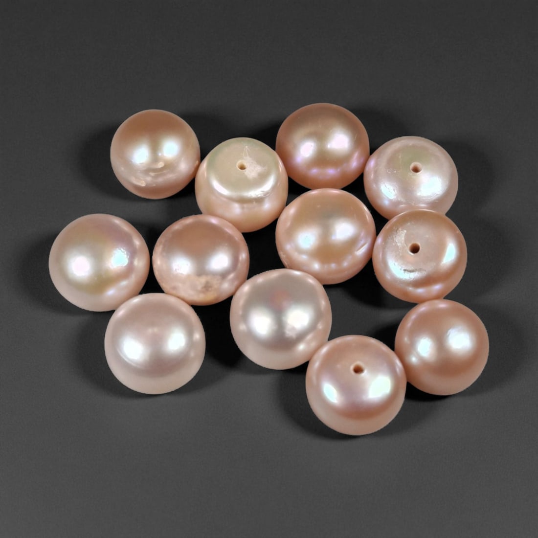 7.40 Grams Blush And Champagne Freshwater Pearl Selection - Natural Cultured Lot (1 of 1)