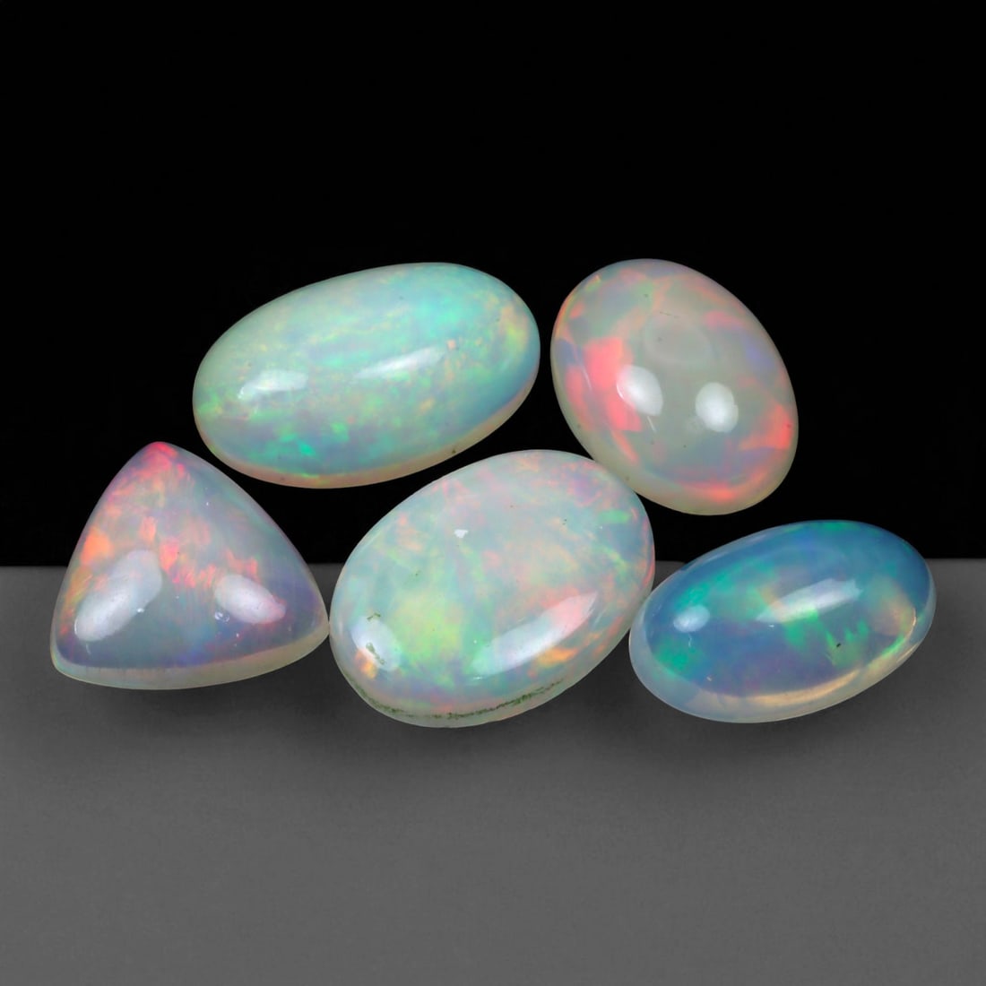 12.08 Carats Multi-Color Welo Opal Lot - Natural Ethiopian Stones (1 of 1)