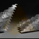 Ancient Mesopotamian Steatite Pyramid with Divine Reliefs, c. 2nd-1st Millennium BCE, 5.7cm