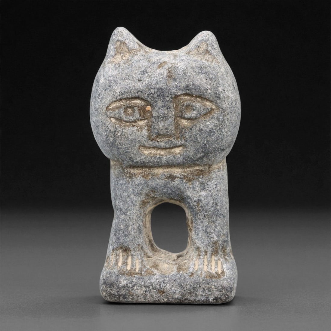 Ancient Elamite Anthropomorphic Stone Effigy, c. 2nd Millennium BCE, 4.9cm (1 of 3)