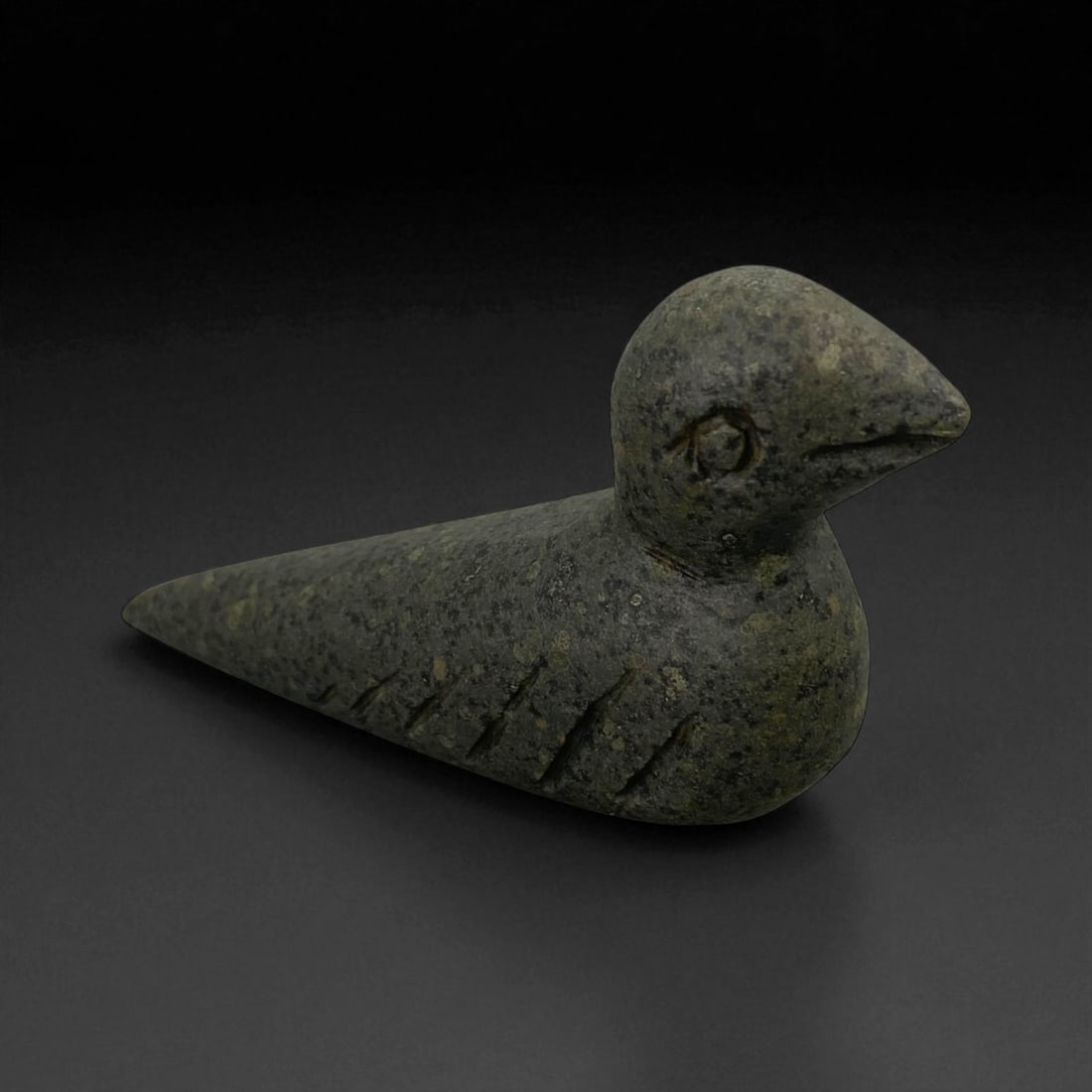 Ancient Medieval Nishapur Stone Bird Effigy, c. 9th-11th Century CE, 10.5 cm (1 of 3)