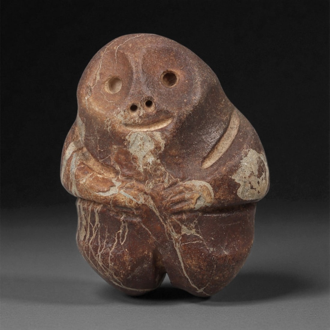 A Near Eastern Stone Anthropomorphic Figurine, 3rd-2nd Millennium BCE, 60LA (1 of 2)
