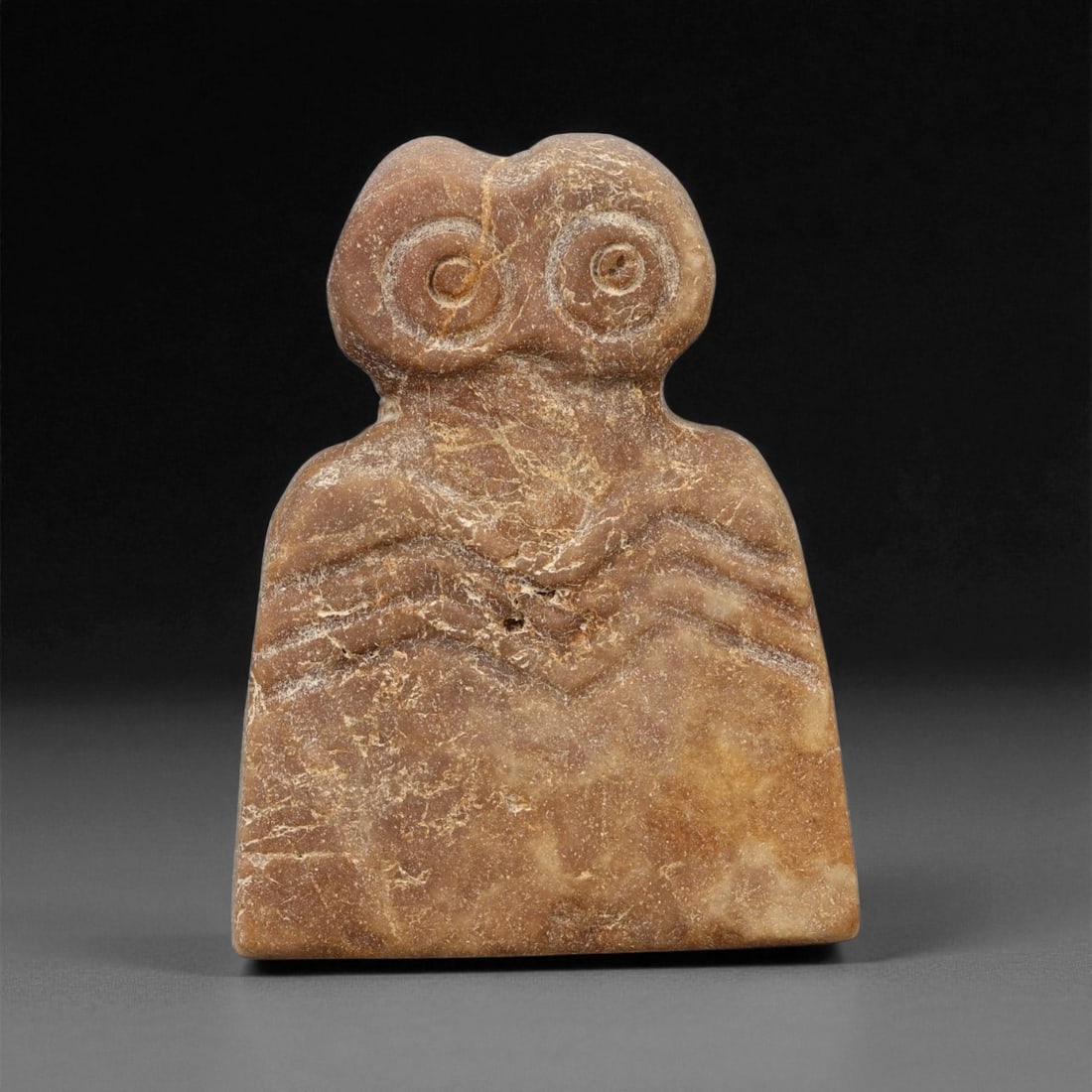 A Near Eastern Stone Eye Idol, 4th-3rd Millennium BCE, 33LA (1 of 2)