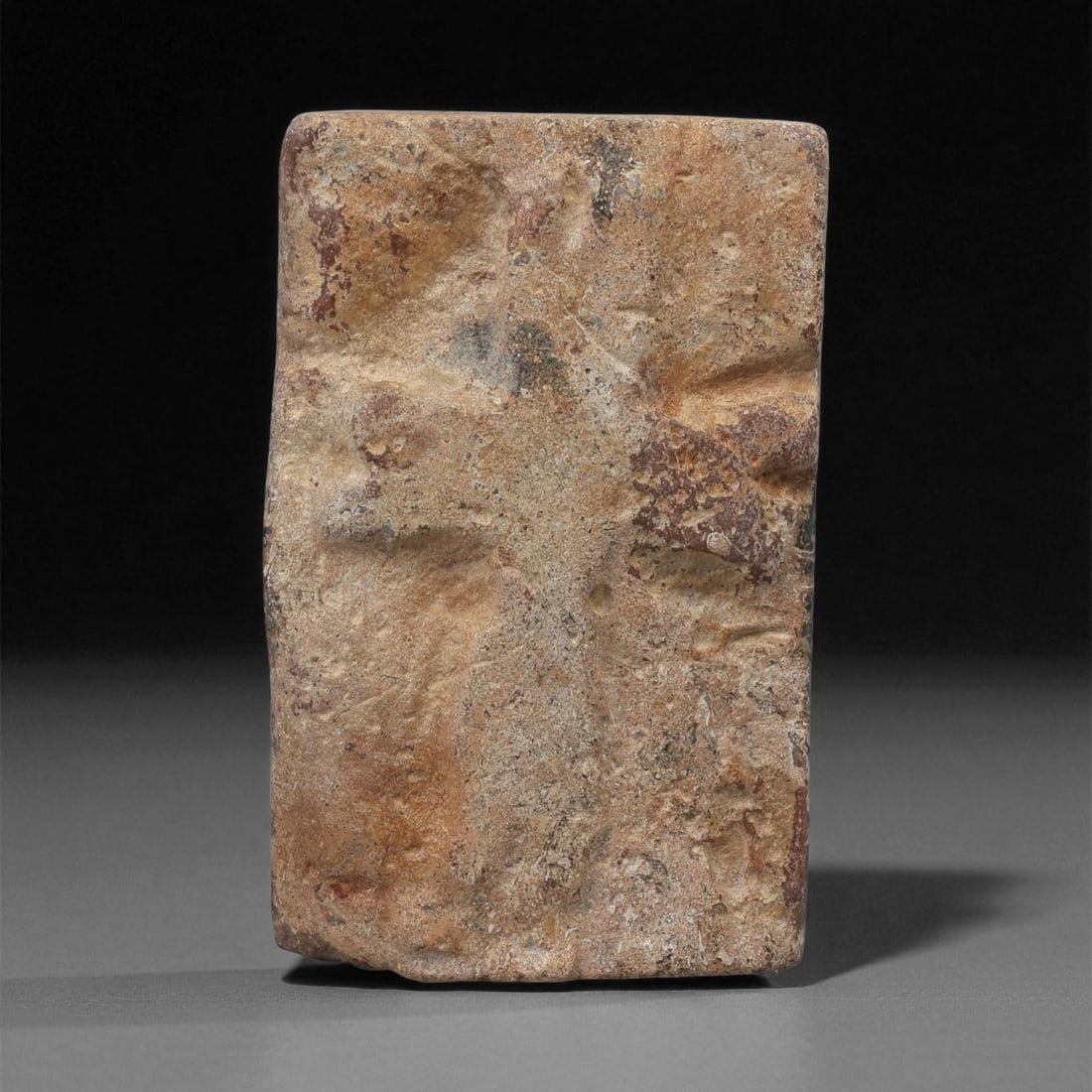 A Byzantine Stone Carved Cross Plaque, 6th-8th Century CE, 90LB (1 of 2)