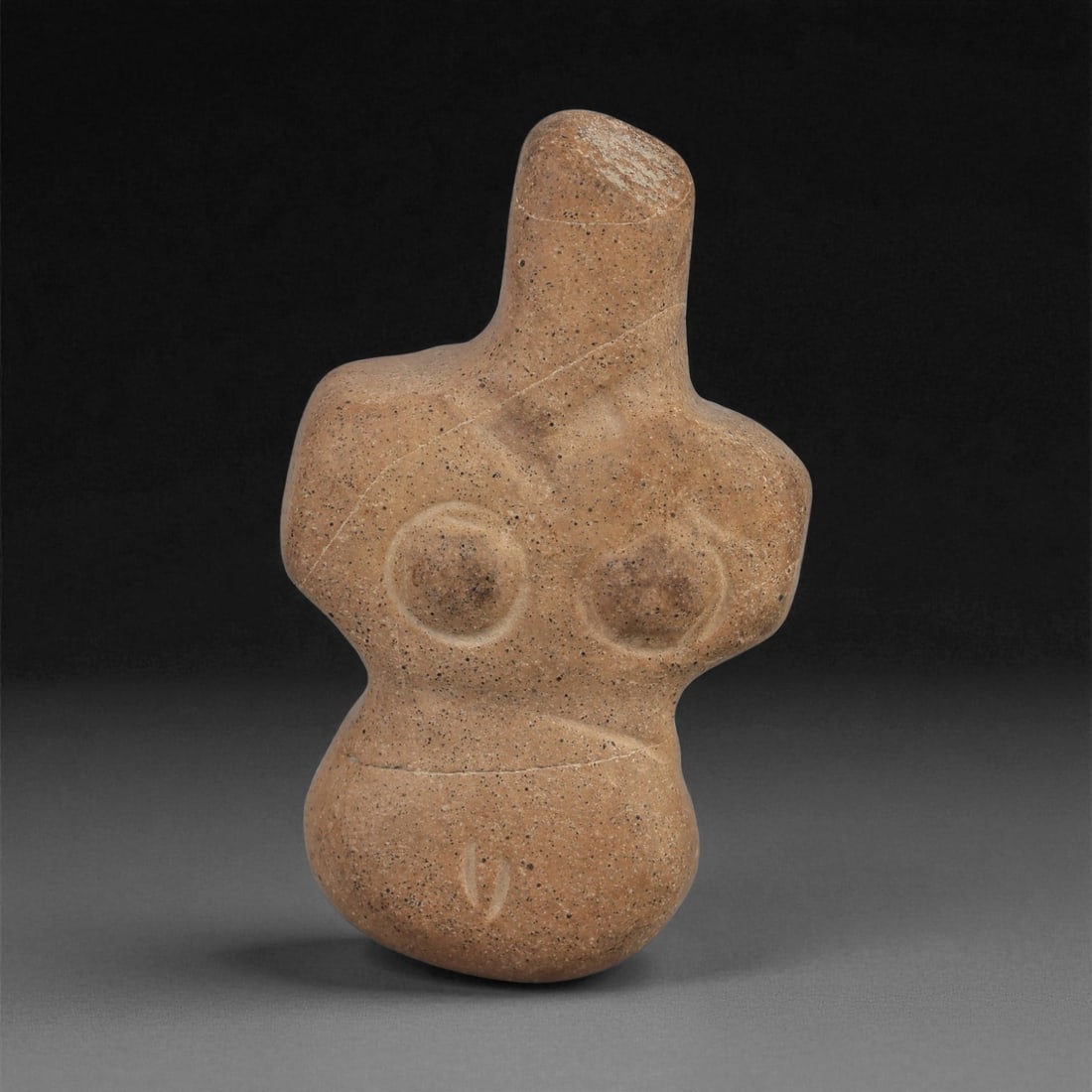 A Near Eastern Stone Female Idol, 4th-3rd Millennium BCE, 16ZB (1 of 2)