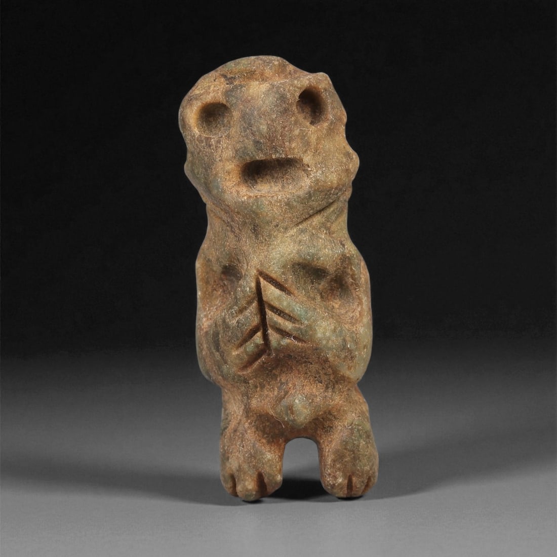 A Taino Carved Stone Idol, 1000-1500 CE, 72LE (1 of 2)