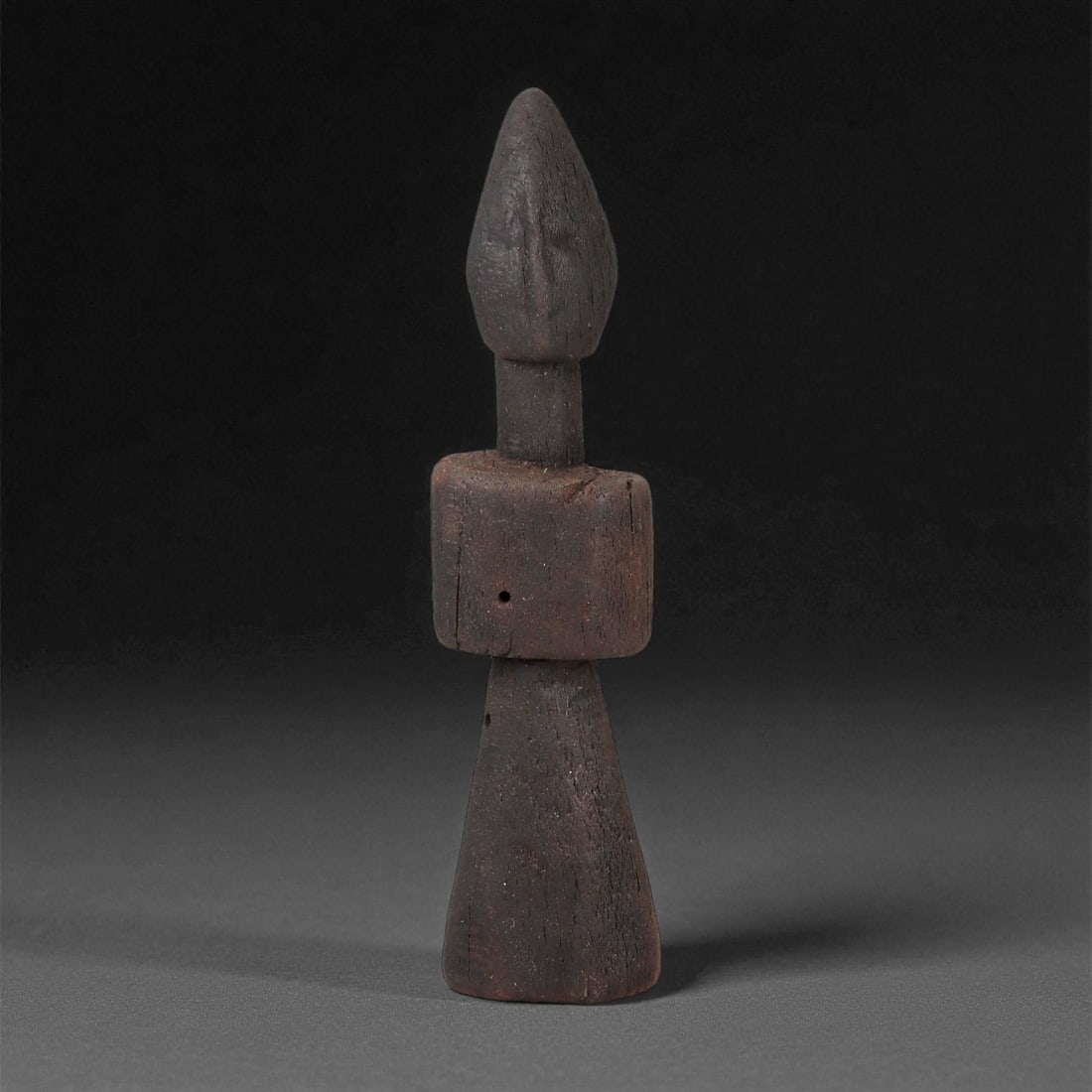 A Wooden Anthropomorphic Figurine, 19th-Early 20th Century, 35LE (1 of 2)