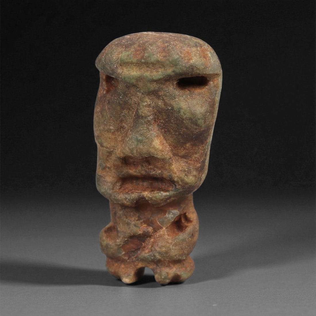 A Taino Carved Stone Idol, Late Ceramic Age, circa 1200-1500 CE, 90LD (1 of 2)