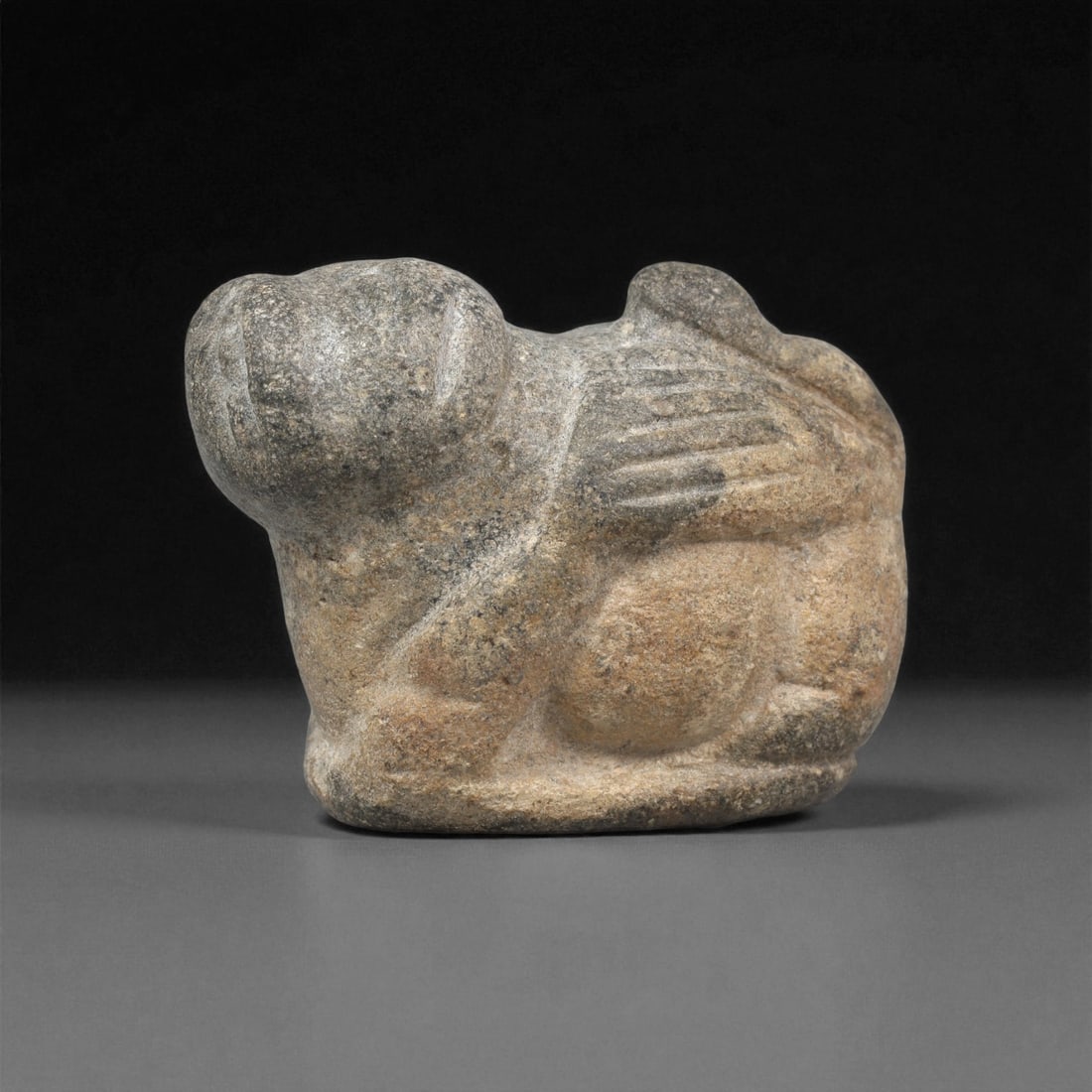 An Indus Valley Stone Zoomorphic Effigy, 3rd Millennium BCE, 45ZA (1 of 2)