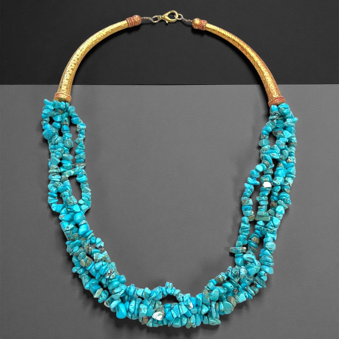 Vintage Himalayan Tribal Pendant Necklace, c. Mid-20th Century, 162g, 67DD: This Vintage Himalayan Tribal Pendant Necklace embodies the enduring cultural and collectible value associated with traditional highland jewelry. Originating from the rugged mountain regions of the Hi