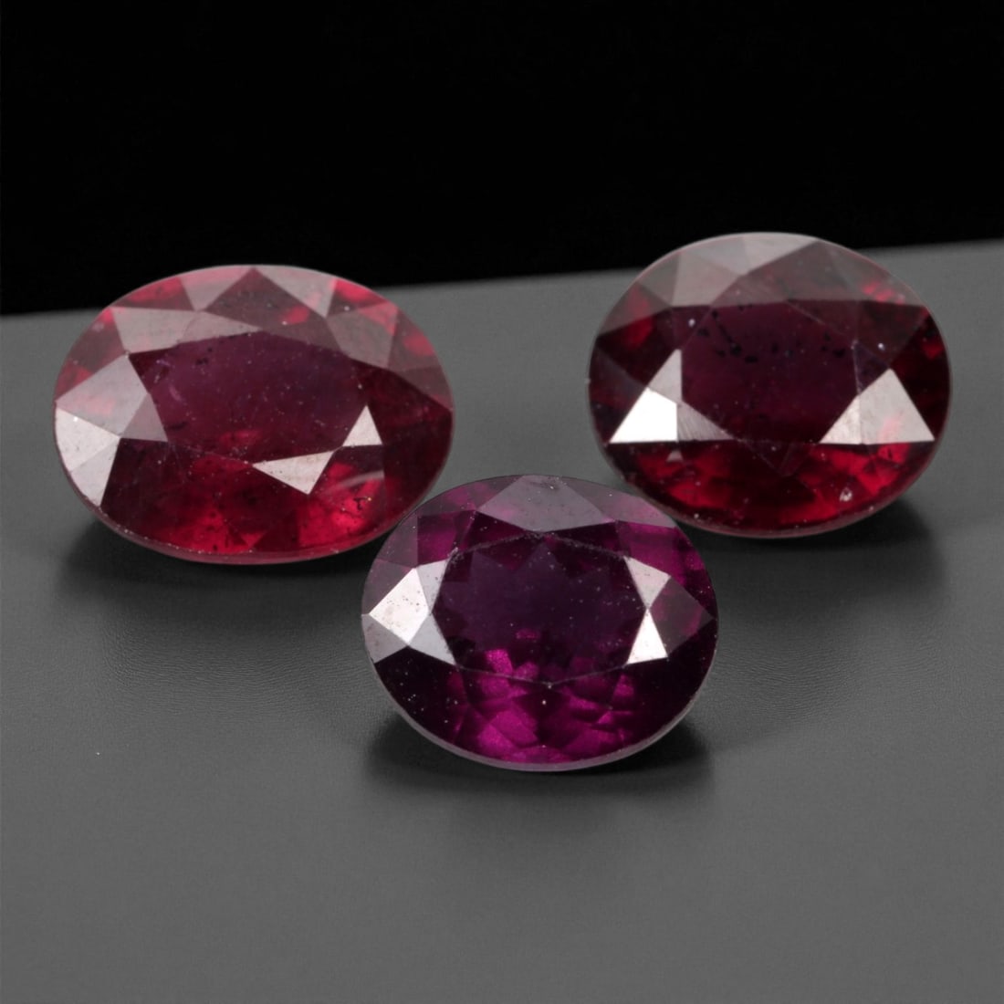 10.03 Carats Vivid Pink to Red Mahenge Garnet Selection, 9 to 10 mm, 45XC (1 of 1)