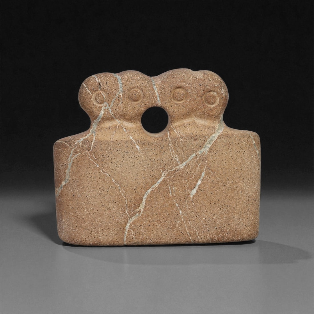 A Near Eastern Stone Eye Idol, 4th-3rd Millennium BCE, 18LB (1 of 2)