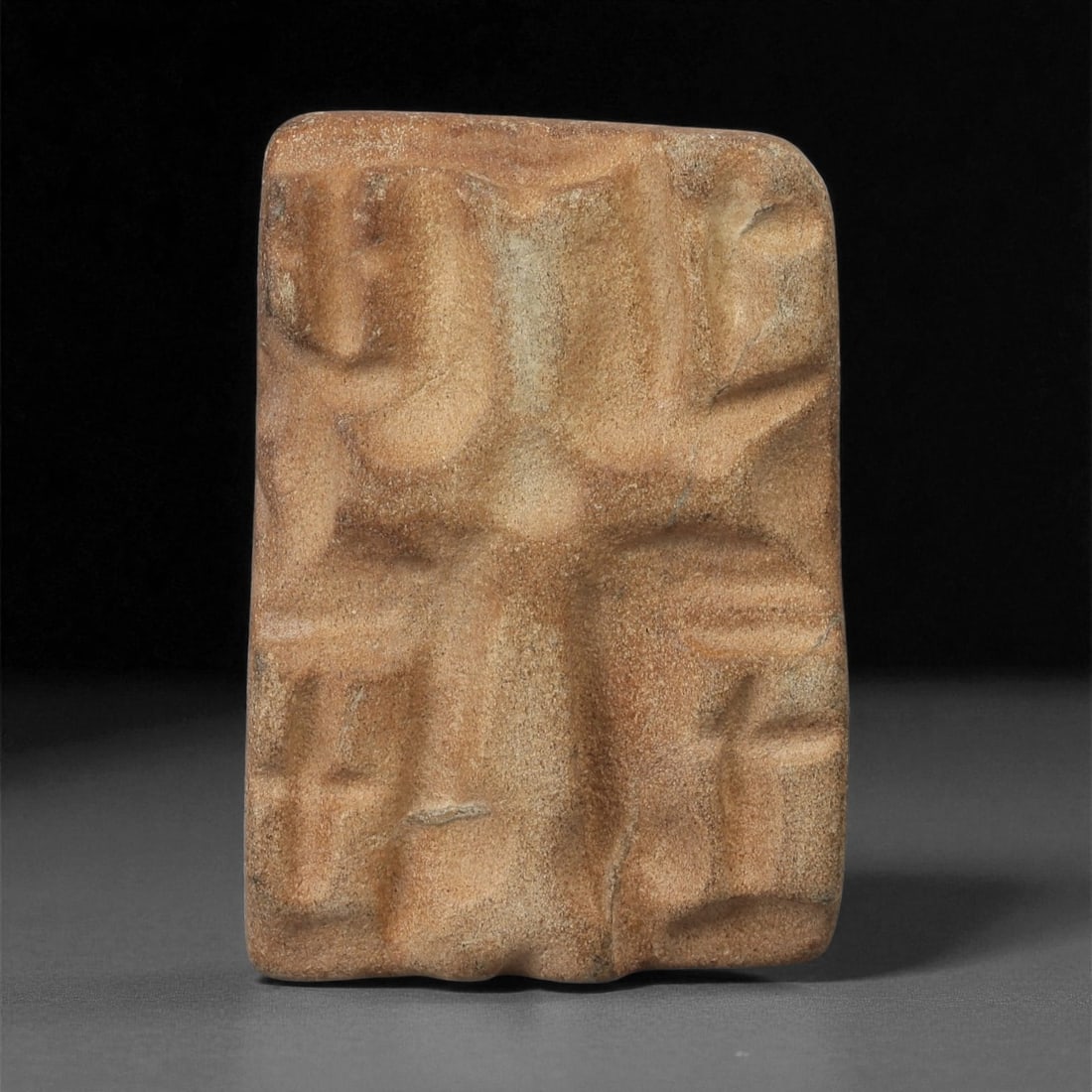 A Late Antique Stone Carved Cross Relief, 4th-6th Century CE, 29LD (1 of 2)
