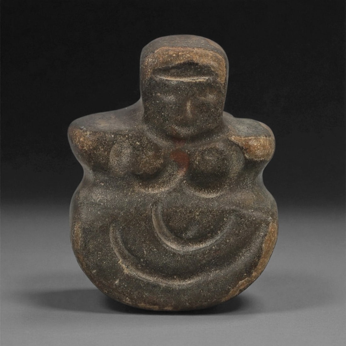 A Near Eastern Stone Female Idol, 3rd-2nd Millennium BCE, 48LB (1 of 2)