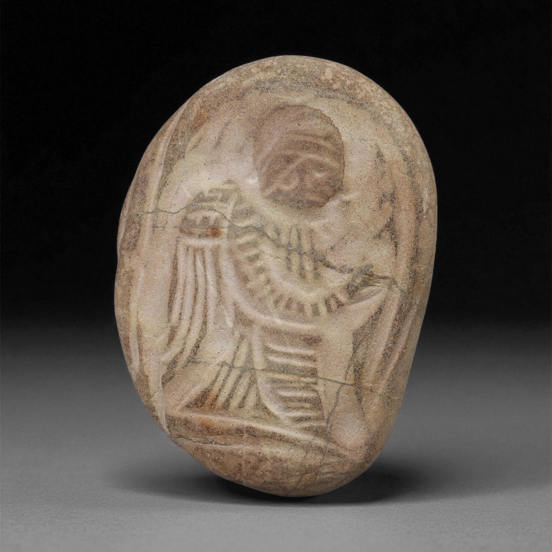 An Early Christian Stone Carved Relief, 5th-7th Century CE, 62ZB (1 of 2)