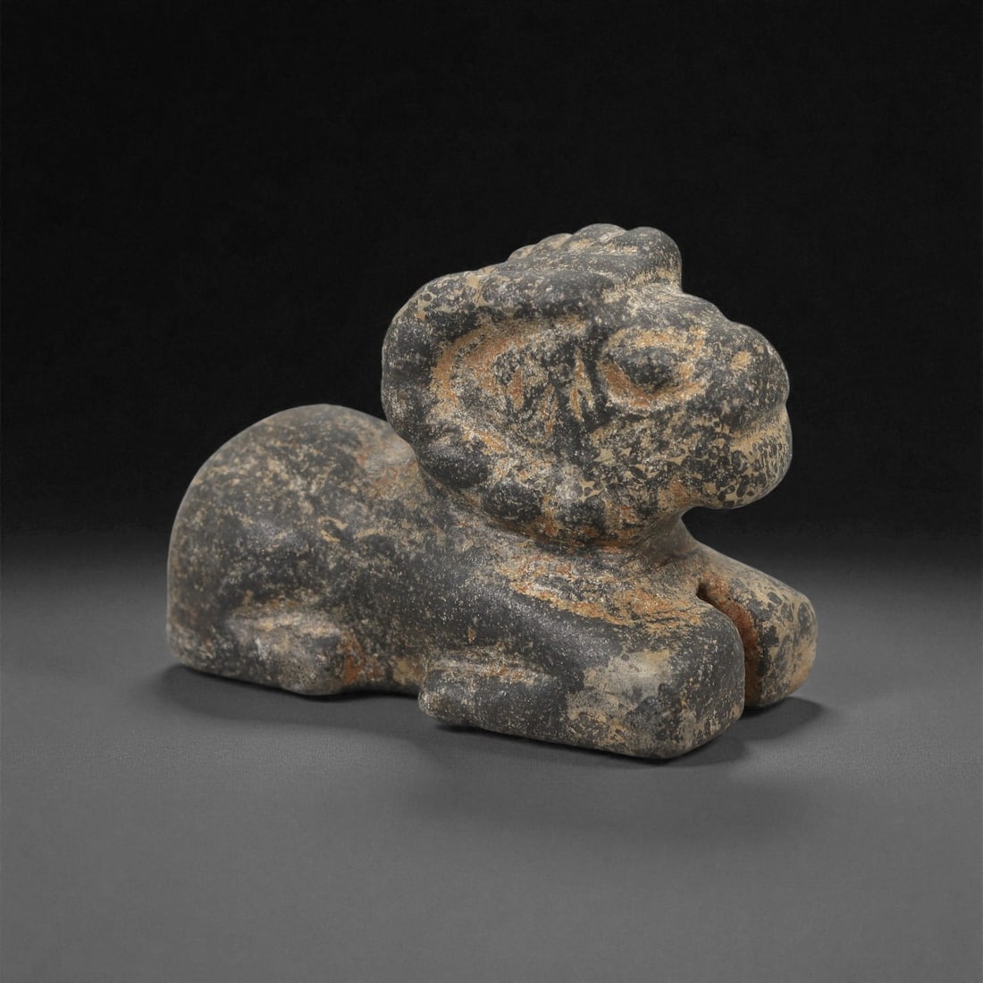 A Near Eastern Stone Ram Figurine, 2nd-1st Millennium BCE, 57LD (1 of 2)