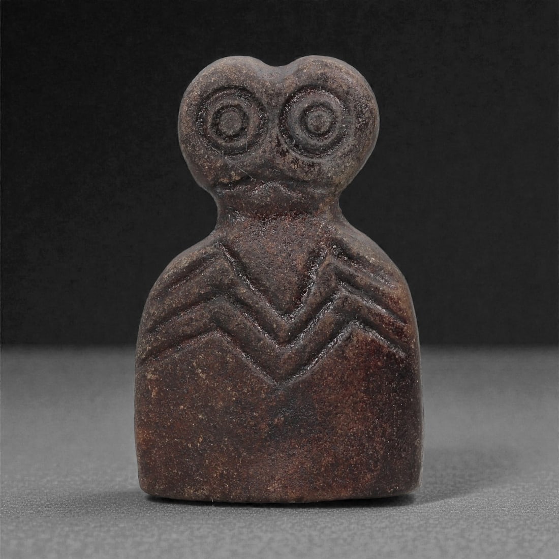 A Near Eastern Stone Eye Idol, 4th-3rd Millennium BCE, 47LH (1 of 2)