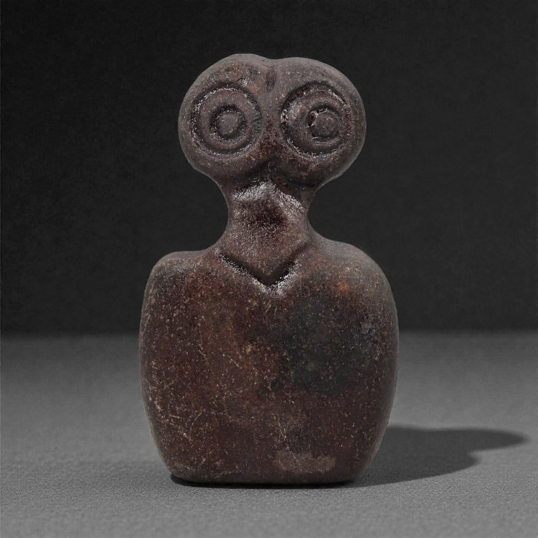 A Near Eastern Stone Eye Idol, 4th-3rd Millennium BCE, 52LH (1 of 2)