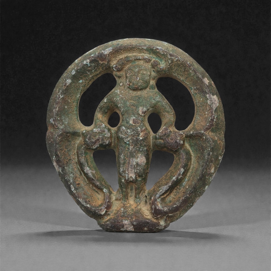 A Near Eastern Bronze Openwork Fitting, 1st Millennium BCE, 67LK (1 of 2)