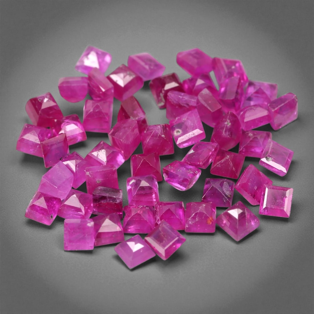 5.10 Carats Bright Pink Ruby Princess Parcel - Natural Loose Gemstones, 2XB (1 of 1)