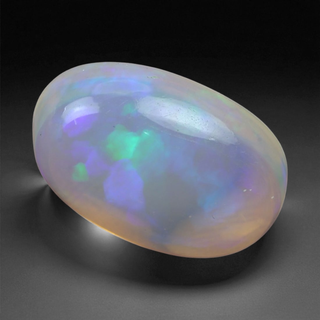4.13 Carats Lavender Blue Opal Cabochon - Natural Ethiopian Welo Stone, 94XB (1 of 2)