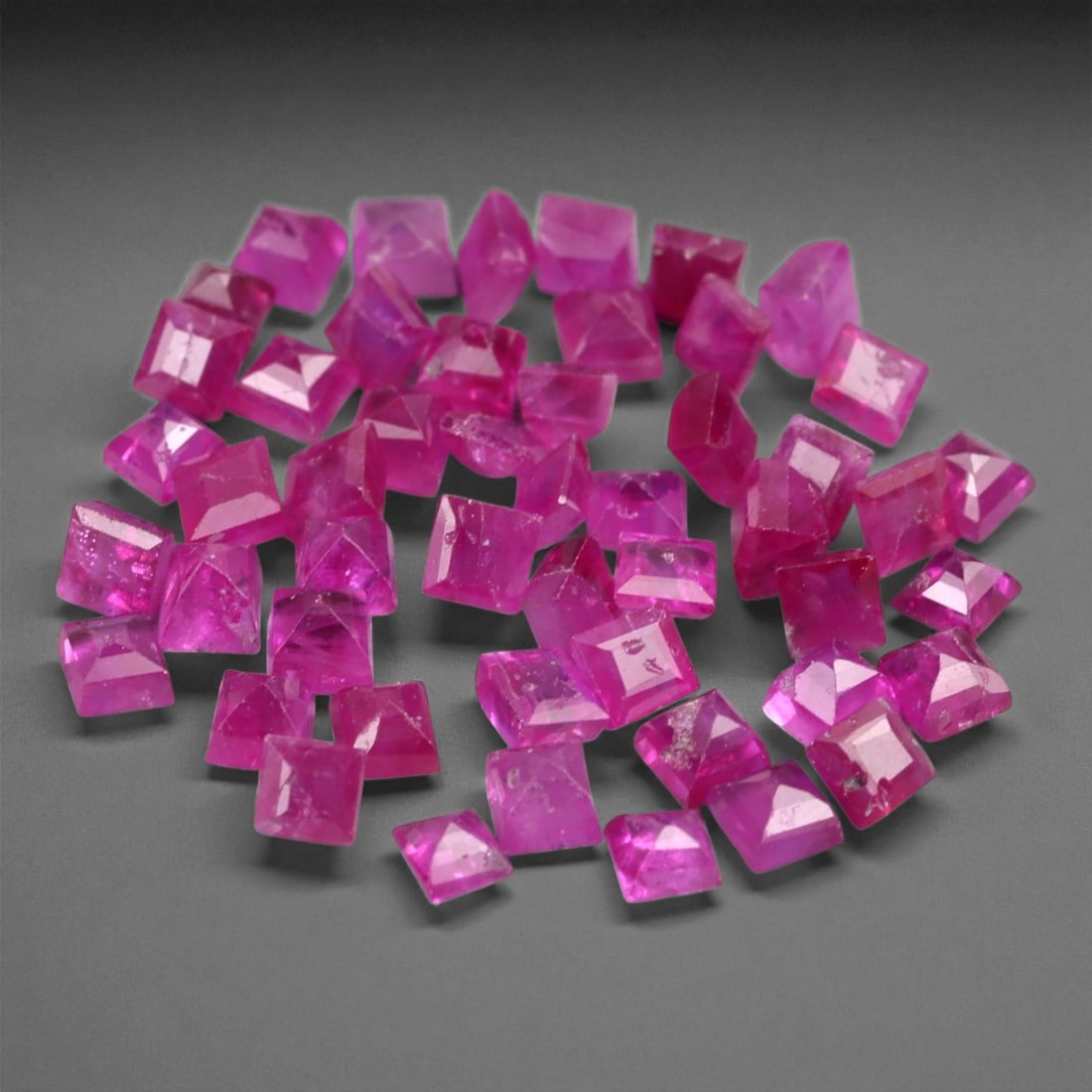 4.74 Carats Bright Pink Ruby Princess Parcel - Natural Loose Gemstones, 68XB (1 of 1)