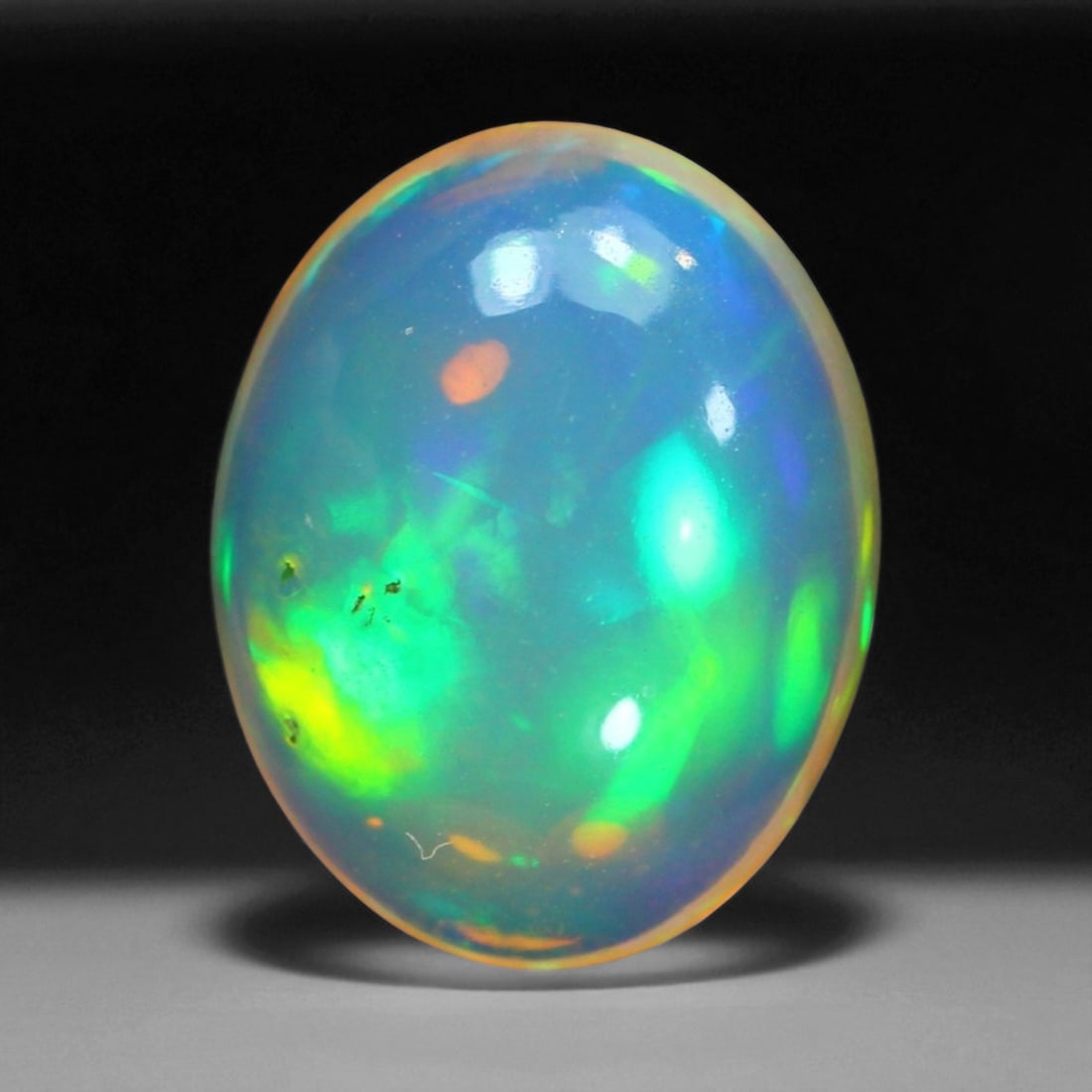 2.46 Carats Multi-Color Welo Opal Lot - Natural Ethiopian Stones, 92XB (1 of 2)