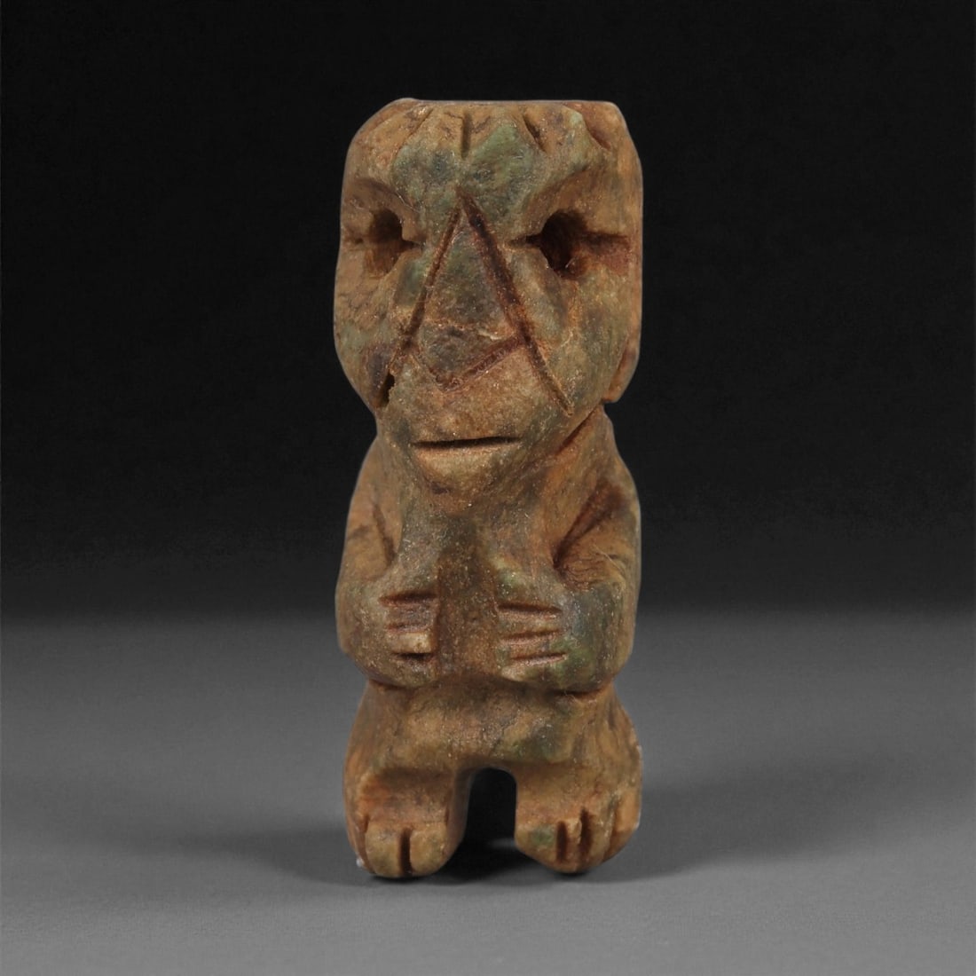 A Taino Carved Stone Idol, Late Pre-Columbian Period, Circa 1000-1500 CE, 96LF (1 of 2)