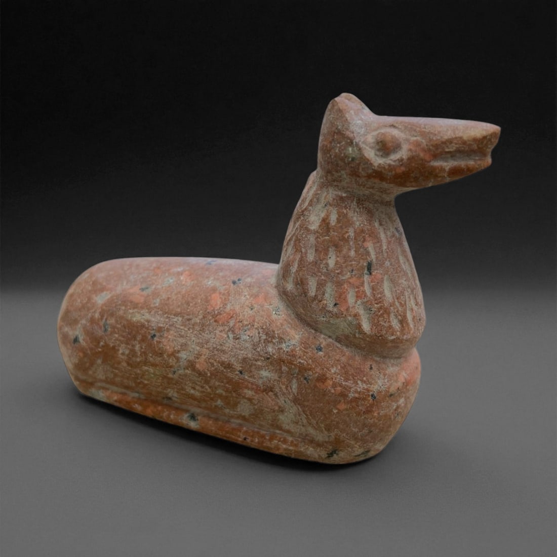Ancient Indus Valley Canine Totemic Stone Figurine, c. 2500-1900 BCE, 6cm, 70g, 67AA (1 of 2)