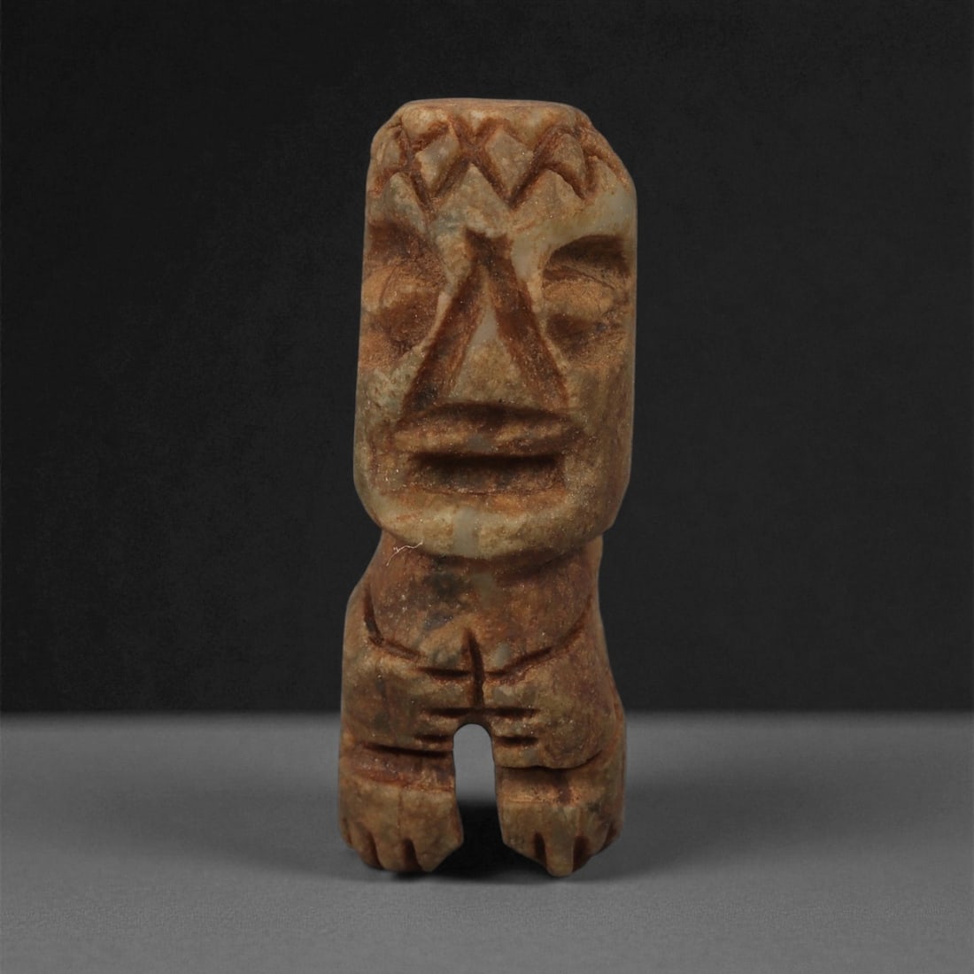 A Taino Carved Stone Idol, Late Pre-Columbian Period, Circa 1000-1500 CE, 95LA (1 of 2)