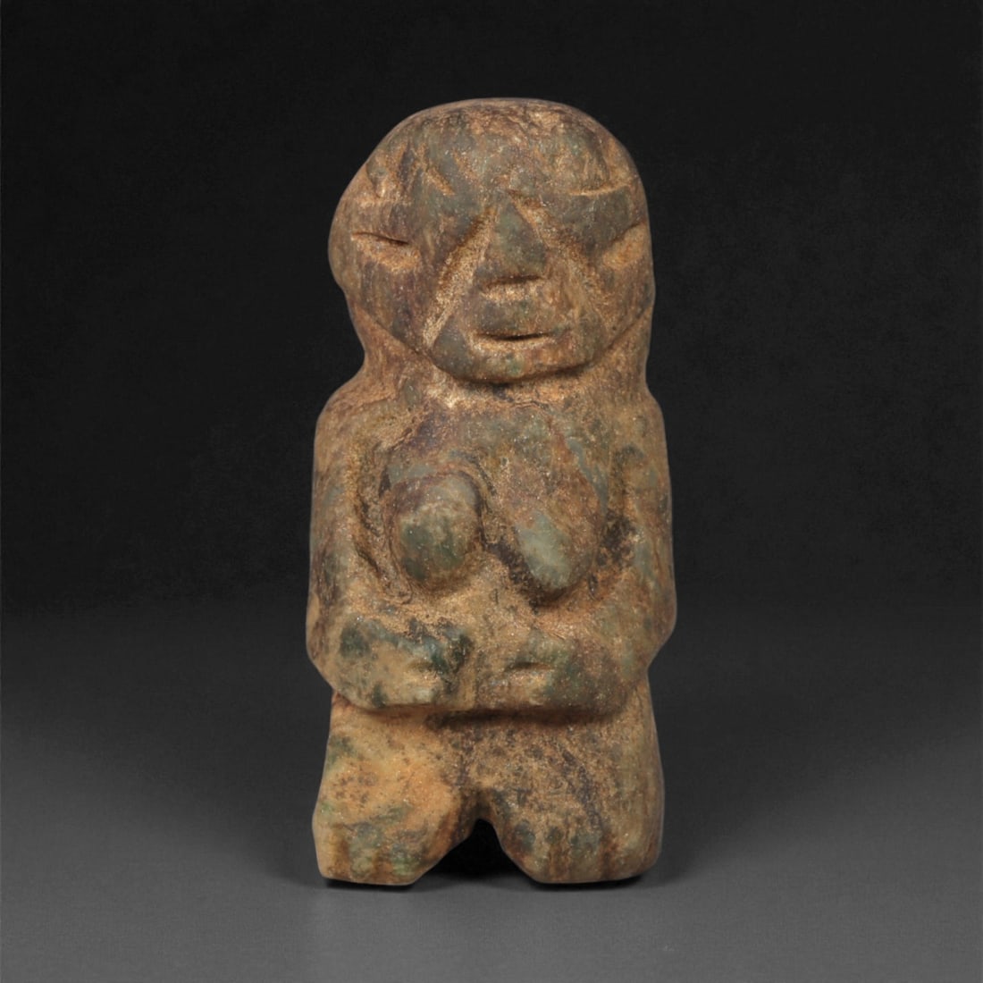 A Taino Carved Stone Idol, Late Pre-Columbian Period, Circa 1000-1500 CE, 88LA (1 of 2)