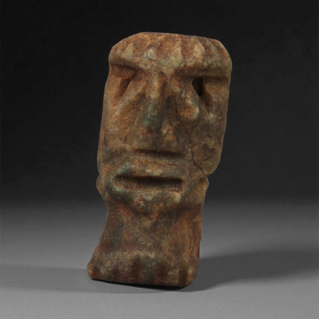 A Mesoamerican Stone Figure, Possibly Mezcala, 3rd-1st Century BCE, 21LA (1 of 2)