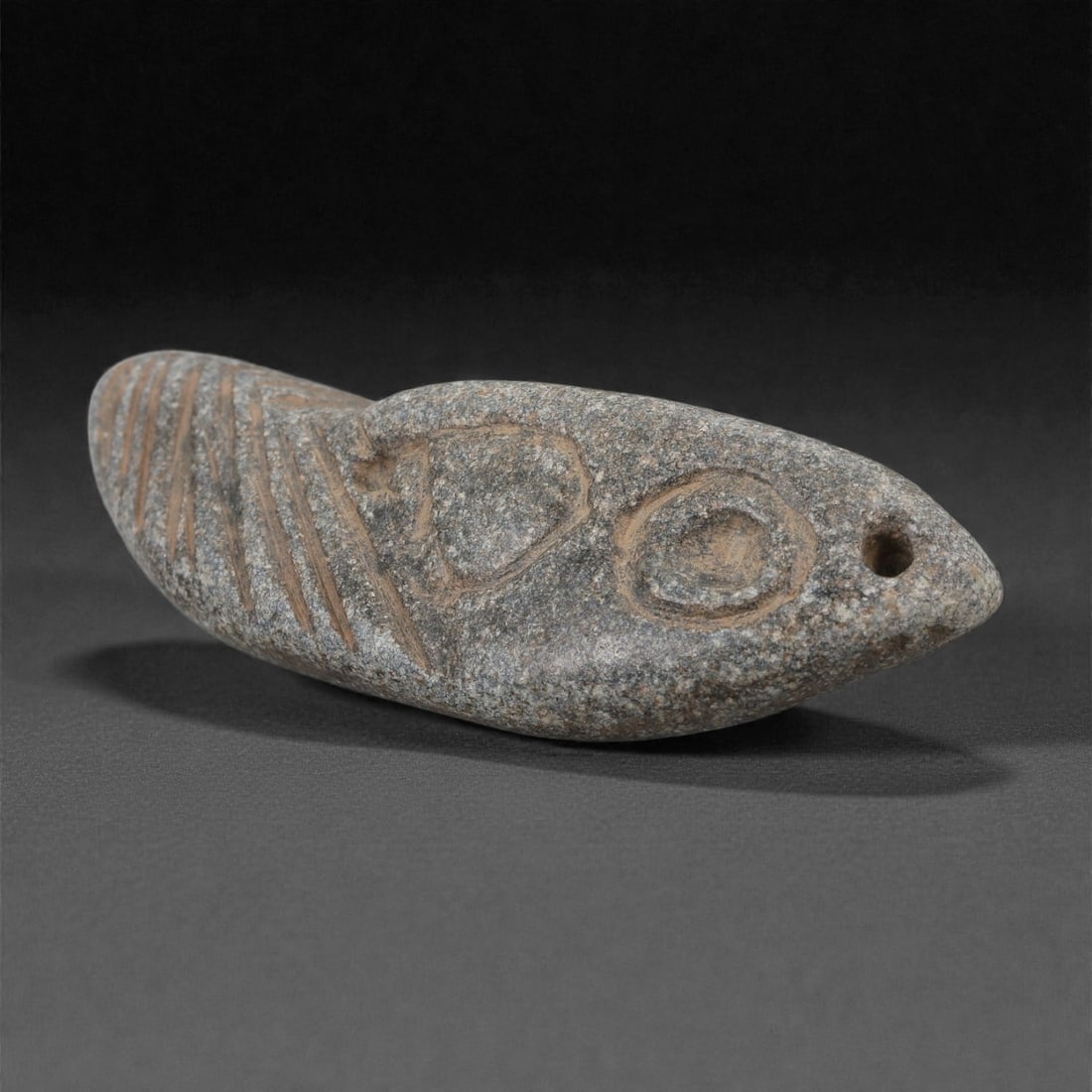 A Bactrian Schist Zoomorphic Amulet, 3rd-2nd Millennium BCE, 15LR (1 of 3)