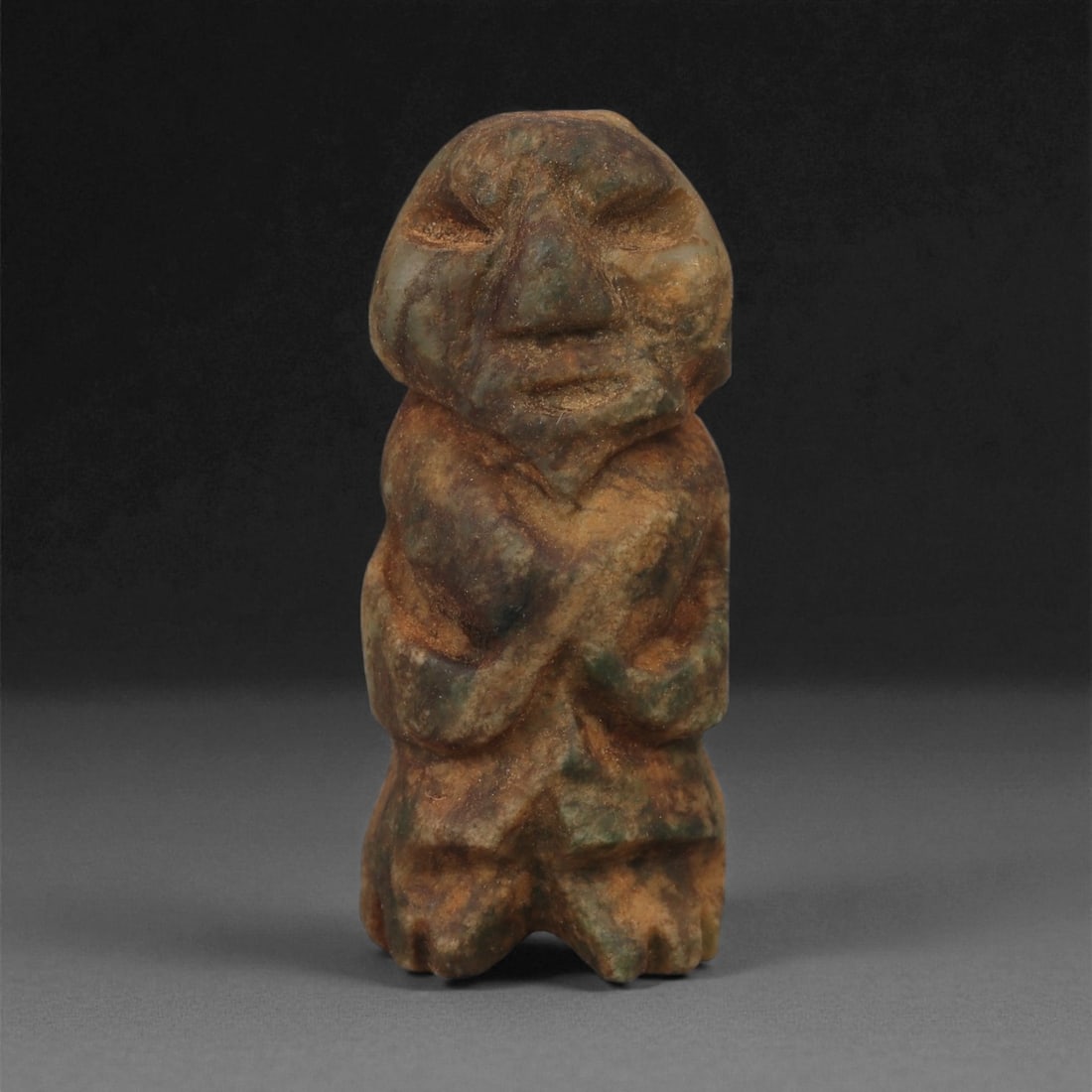 A Taino Carved Stone Idol, Late Pre-Columbian Period, Circa 1000-1500 CE, 46LA (1 of 2)