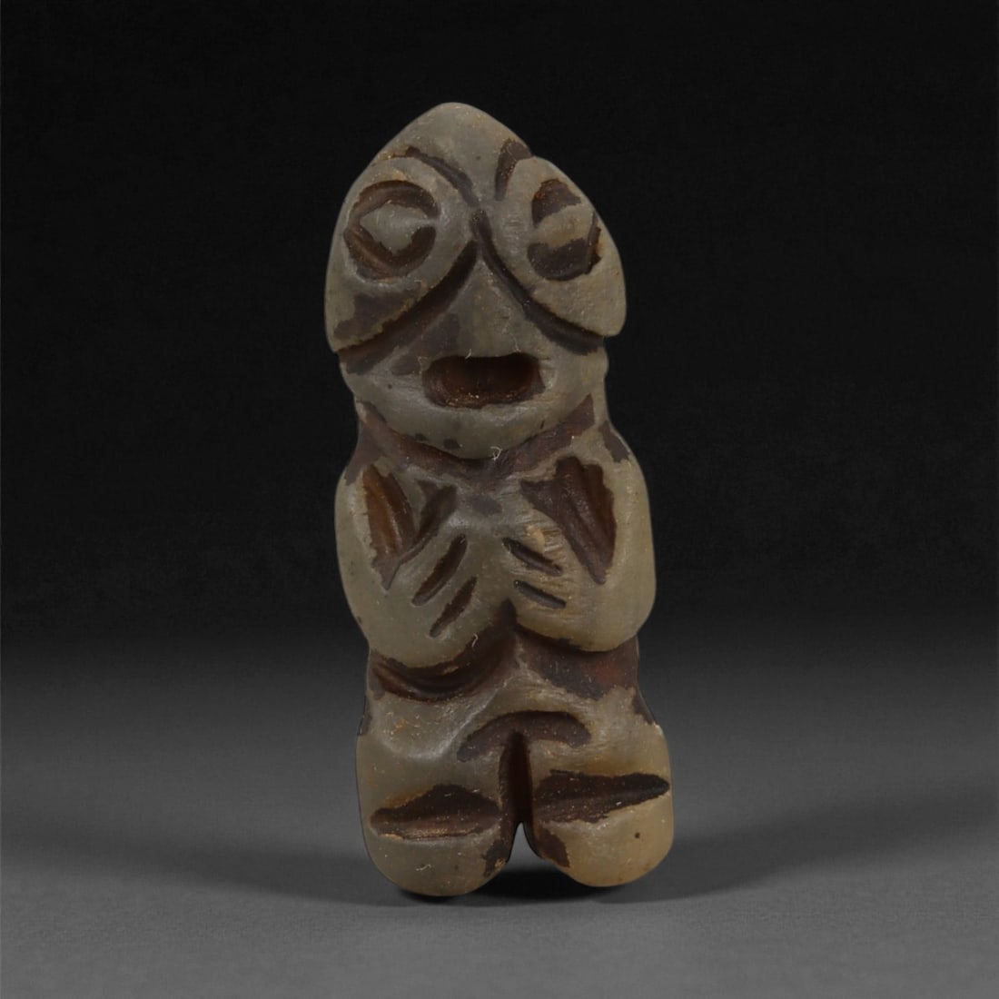 A Taino Carved Stone Idol, Late Pre-Columbian Period, Circa 1000-1500 CE, 63LA (1 of 2)