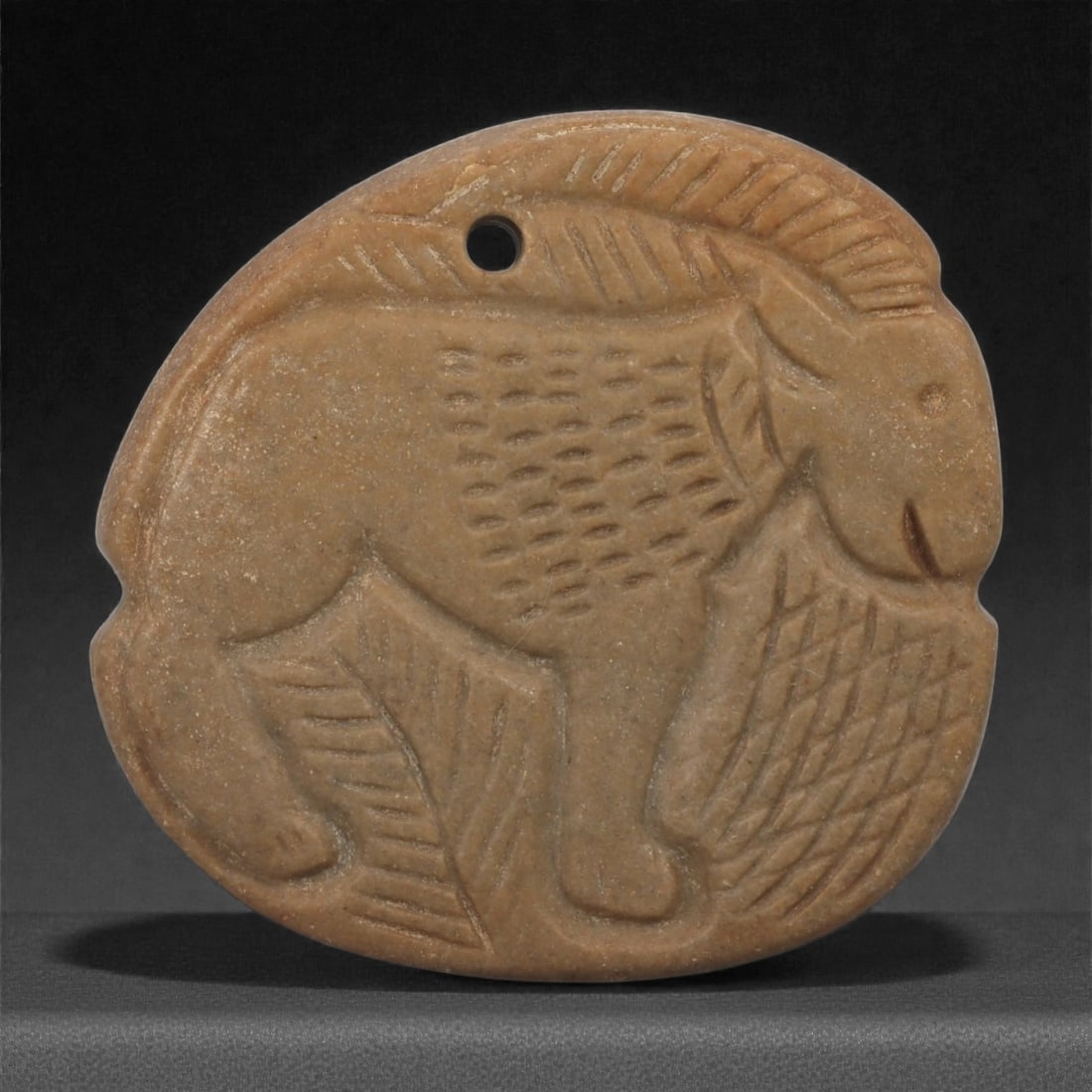 A Near Eastern Stone Amulet Plaque, 3rd-2nd Millennium BCE, 7LD (1 of 2)