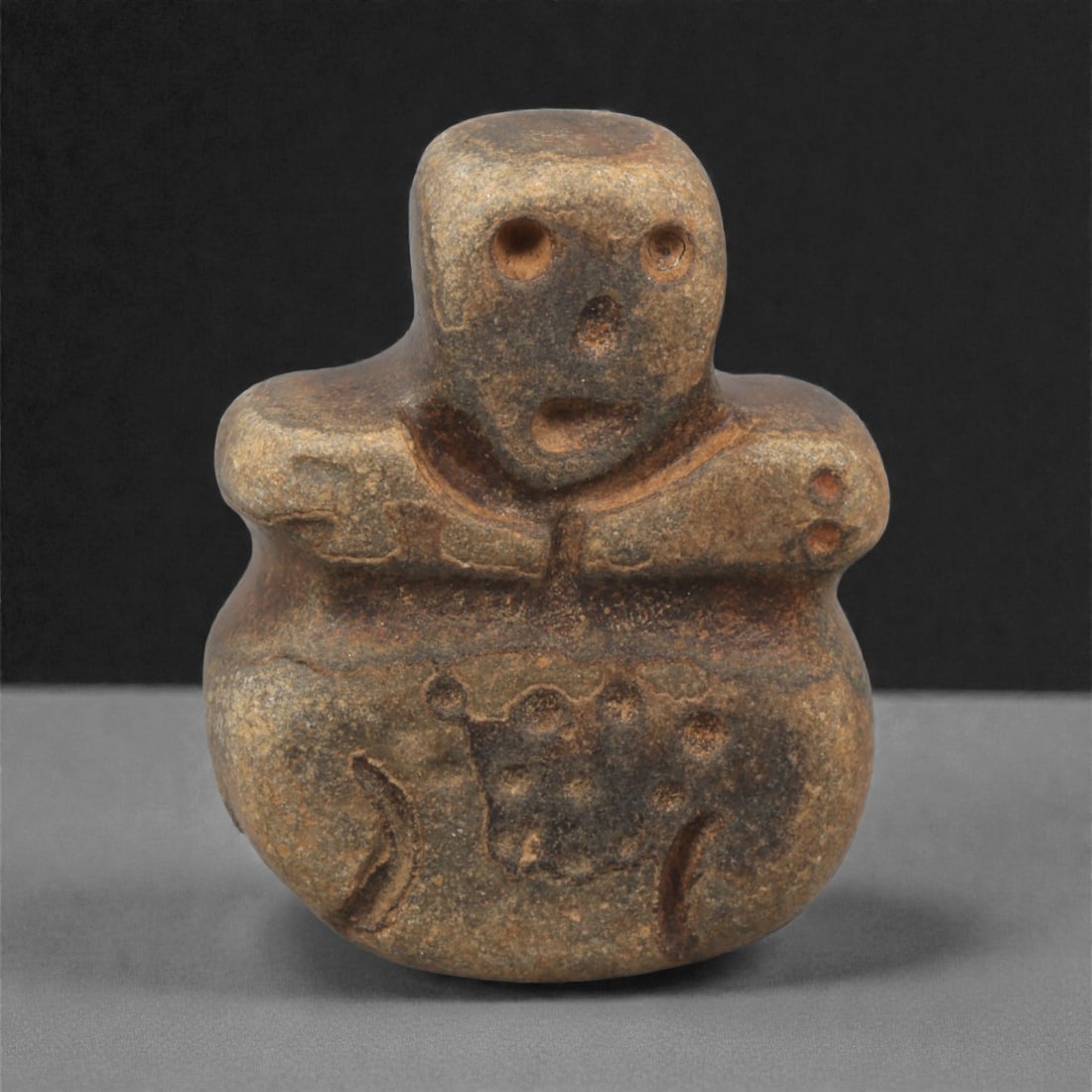 A Near Eastern Stone Anthropomorphic Idol, 87AC (1 of 2)
