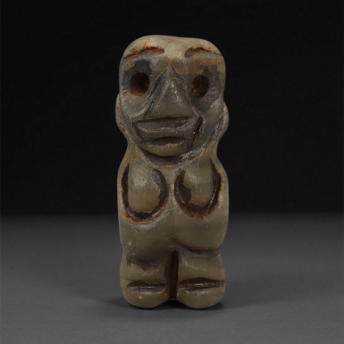 A Taino Carved Stone Idol, Late Pre-Columbian Period, Circa 1000-1500 CE, 44LA (1 of 2)