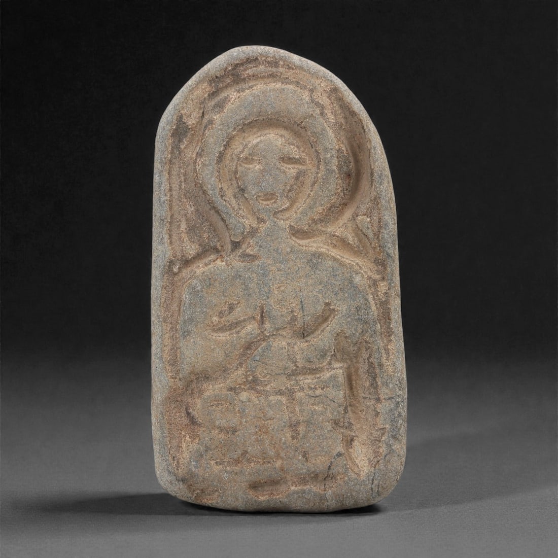 A Byzantine Stone Relief Plaque, 10th-12th Century, 83B (1 of 2)