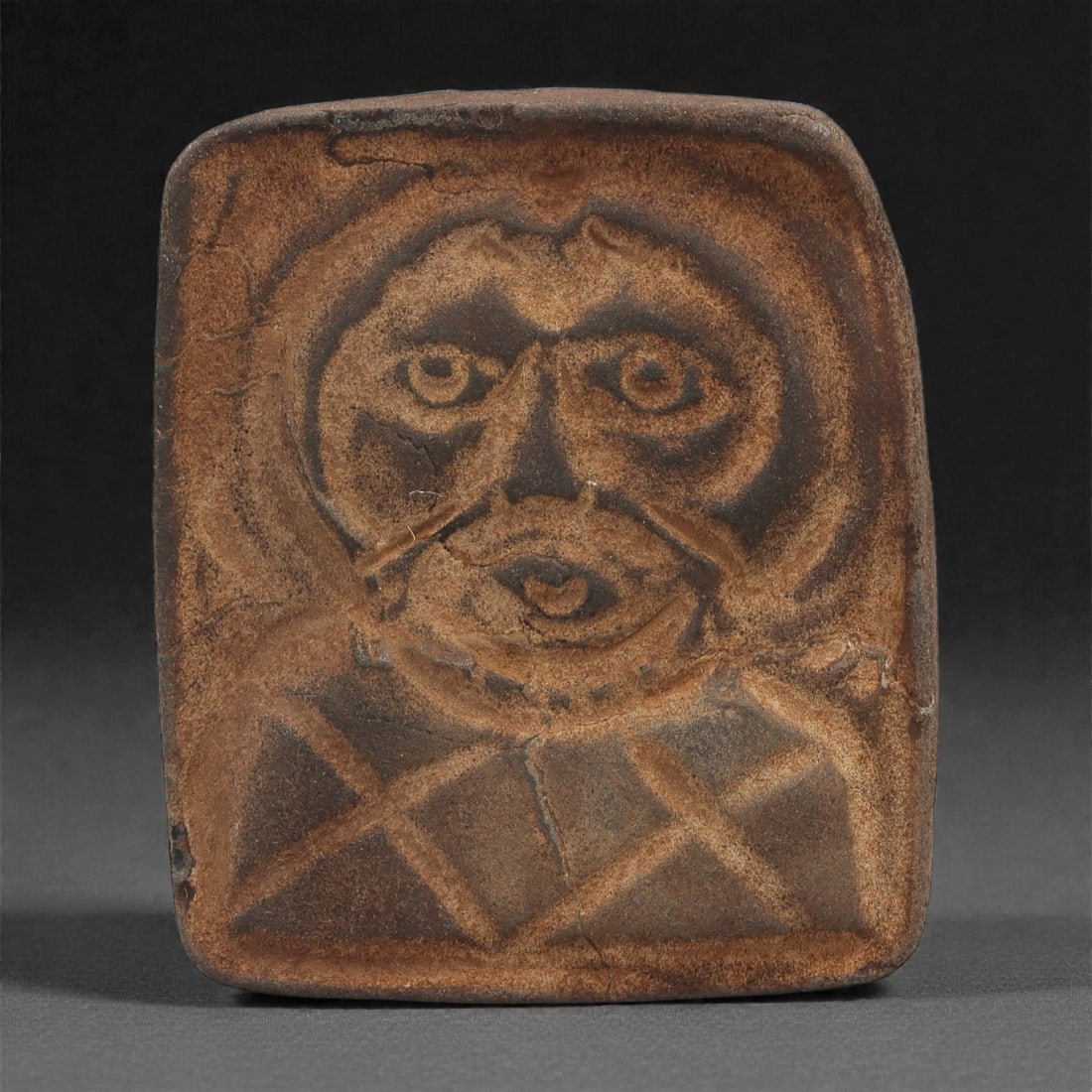 A Byzantine Stone Relief with Bust Figure, 10th-12th Century, 63B (1 of 2)