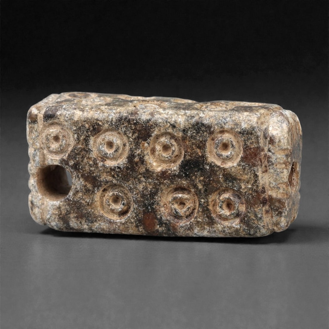 A Bactrian Stone Rectangular Bead, Bronze Age, Circa 2200-1800 BCE, 60LN
