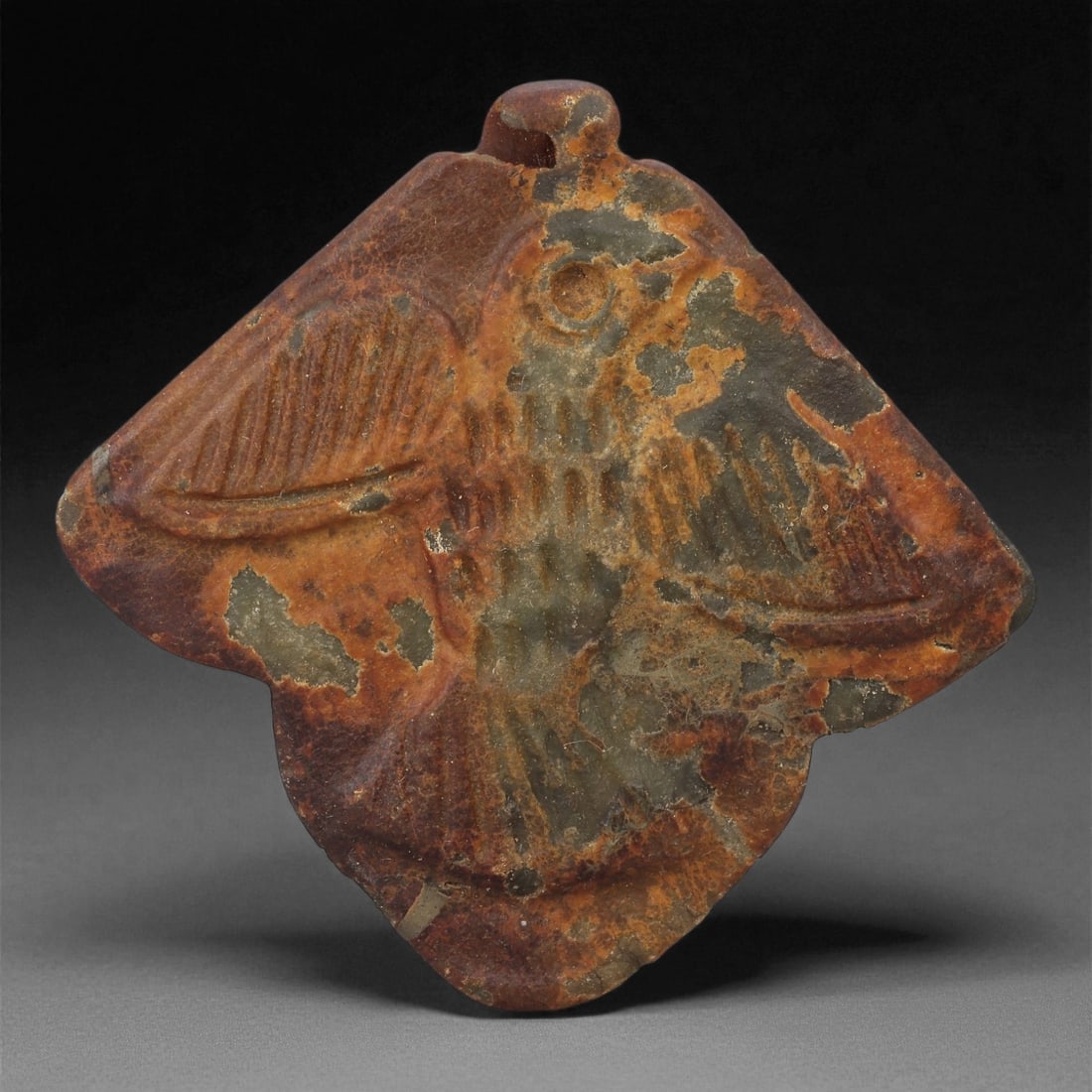 An Indo-Parthian Serpentine Vulture Amulet, 1st Century CE, 21LB (1 of 2)