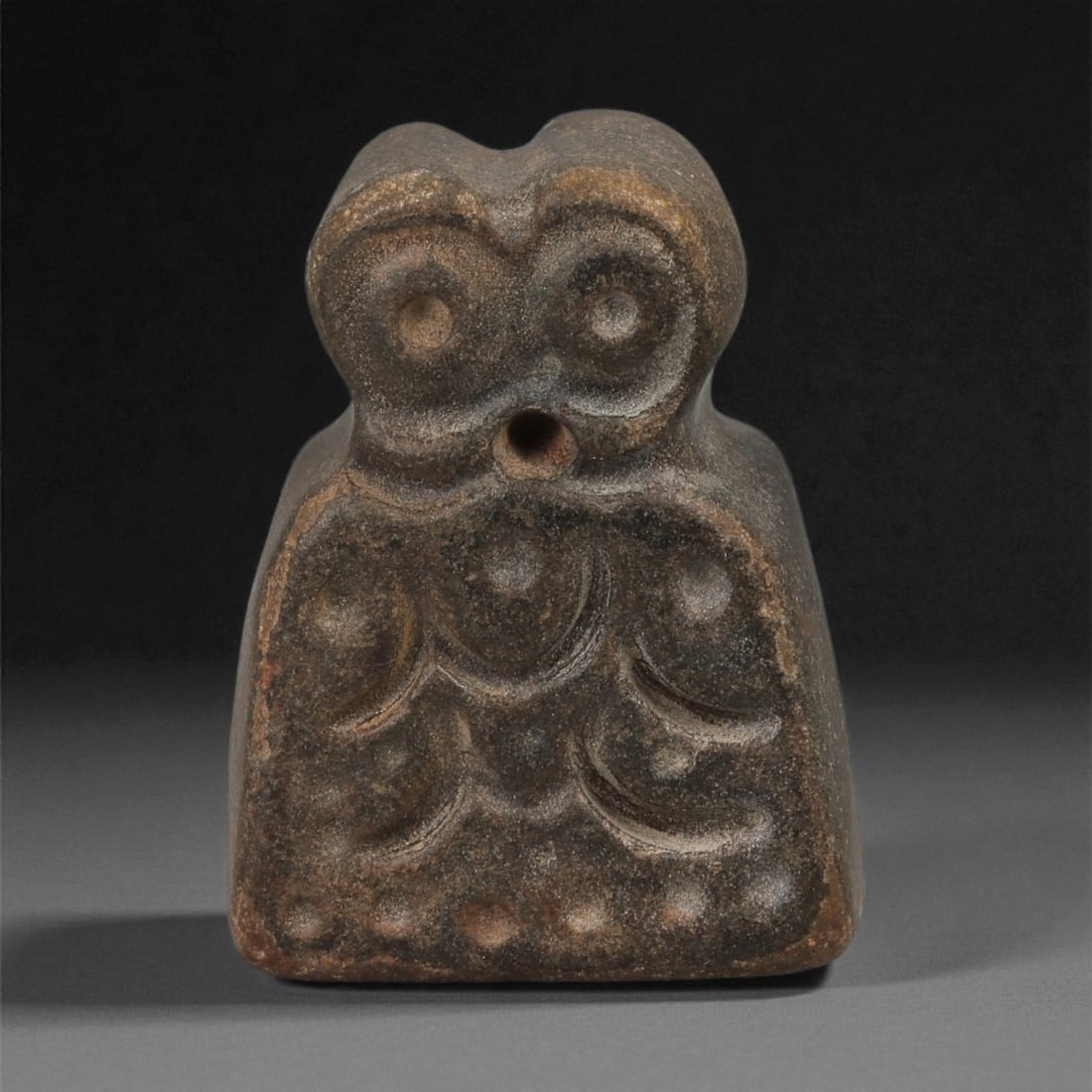 A Near Eastern Stone Owl Figurine, 3rd-2nd Millennium BCE, 96LD (1 of 2)